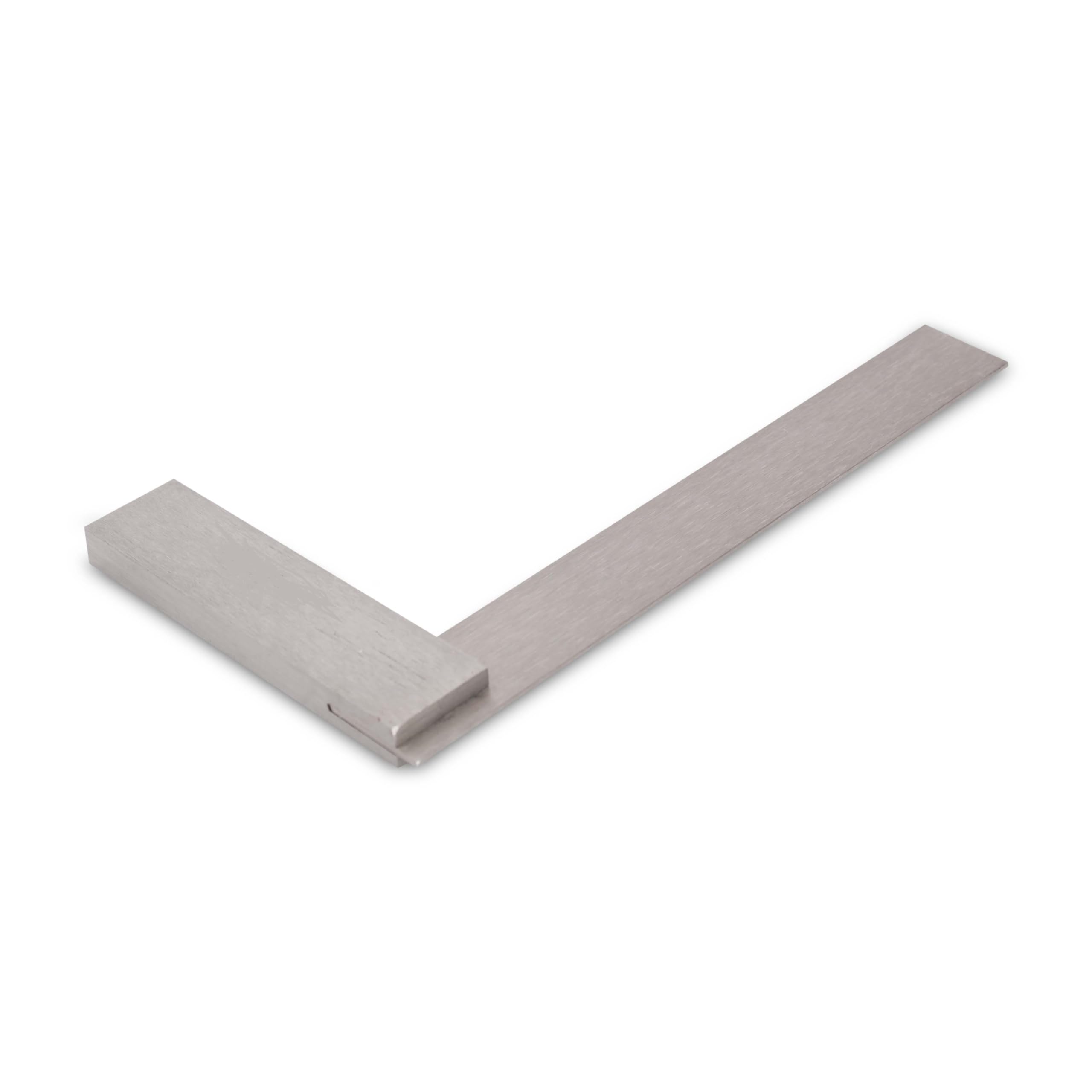 Tools Bae - Engineering Square (4 Inch) Ruler Tool Measuring Tool/Machinist Engineer Square, 90 Degree Angle Try Miter Square Ruler. Framing Ruler and Tools, Carpenters Square. (Silver) (B0CW9QZY5F) Amazon Price History, Amazon Price Tracker