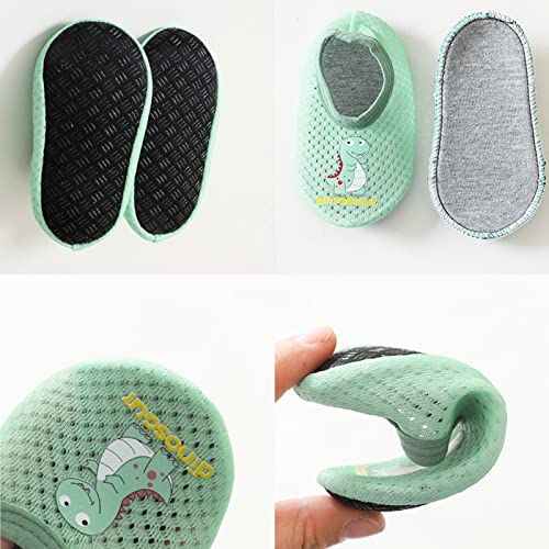 Baby Shoes Boy Girl Infant Sneakers Floor Shoes Barefoot Shoes Baby Kids Cartoon Animal Socks Walkers Shoes 6-24 Months (A, 12-18 Months)4
