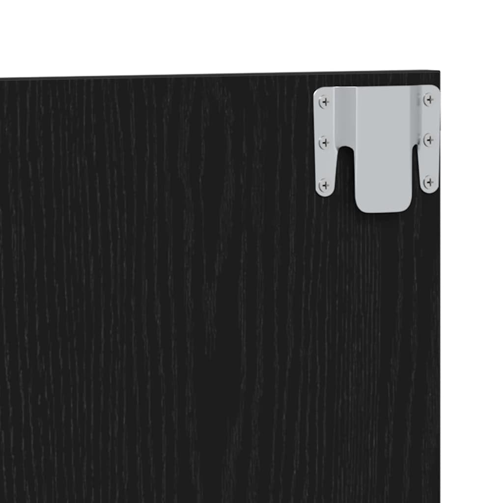 Cabecero Roble Negro 120 x 1 5 x 80 cm Madera contrachapada Cabeceros Moderno, Cabezales Cama, Muebles Habitacion, Cama Cabeza