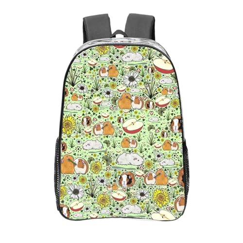Sac à dos transparent cochon d'Inde pour trouver ses affaires d'école et de travail
