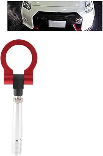 Miniatura 2 de Gancho de remolque, gancho de remolque para JDM tornillo en pista Racing anillo de remolque para GTR R35 370Z 2009 hasta para Juke 2011 arriba (rojo)