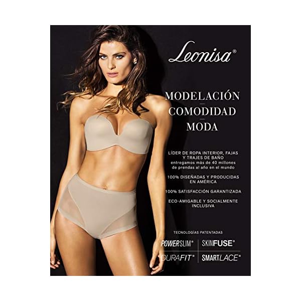 Leonisa-Tummy-Control-Shaper-Short-for-Women-with-high-Waisted-and-Butt-Lifter Leonisa Womens Seamless High Waist Shapewear with Thigh Compression,Beige,Medium