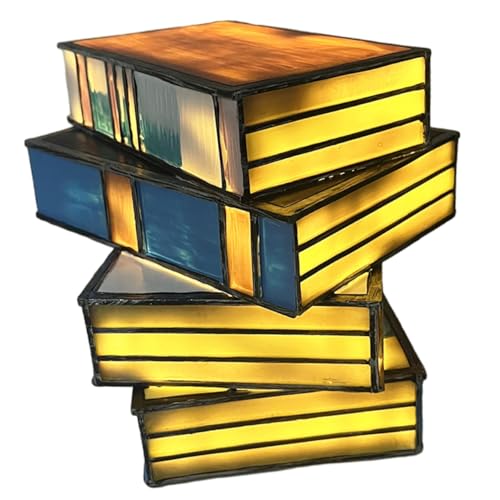 Lurrose Lámpara De Escritorio Retro Lámpara De Mesa Grande Lámpara De Libros Lámpara De Mesa De La Sala De Estar Toque La Lámpara De Noche Lámparas Para Dormitorios Apilado Plastico Pvc