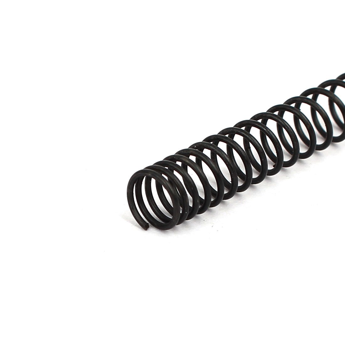 Ressort De Compression En Acier Au Manganèse 0.7x4.5x305 Mm - Noir - Neuf - Marque Uxcell