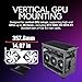Cooler Master NR200P MAX V2 Mini-ITX PC Case Bundle – Includes 280mm AIO Liquid Cooler + 850W SFX 80 Plus Gold Power Supply PCIe 5.1 Ready PSU + PCIe 4.0 Riser Cable, Vertical GPU Mount