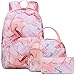 Meisohua Backpacks for Girls School Backpack with Lunch Tote Bag Lightweight Water Resistant School Bags for Girls 3 in 1 Set