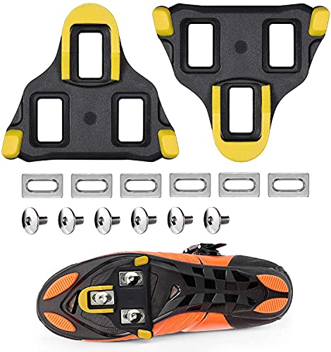 Spd Cycling Cleat Set, Compatible Sl Sm-Sh11 (6 Degree Float) Bike Replacement Cleats – Indoor Cycling & Road Bike Cleat Set - Fully Compatible Sl Pedals #TOP1