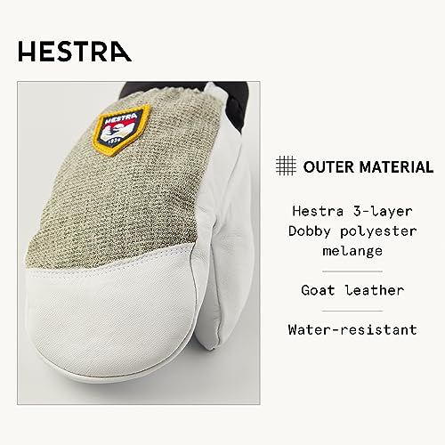 Hestra Army Leather Patrol Junior Mitt (Youth 4-13yrs) | Waterproof, Insulated Kids Mittens for Skiing, Snowboarding & Snow2