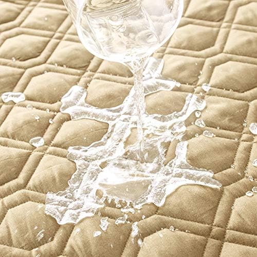 review RBSC Home Waterproof Blanket Dog Bed Cover Non Slip Large Sofa Cover Incontinence Mattress Protectors for Pets Dog Cat (10282YELLOW)