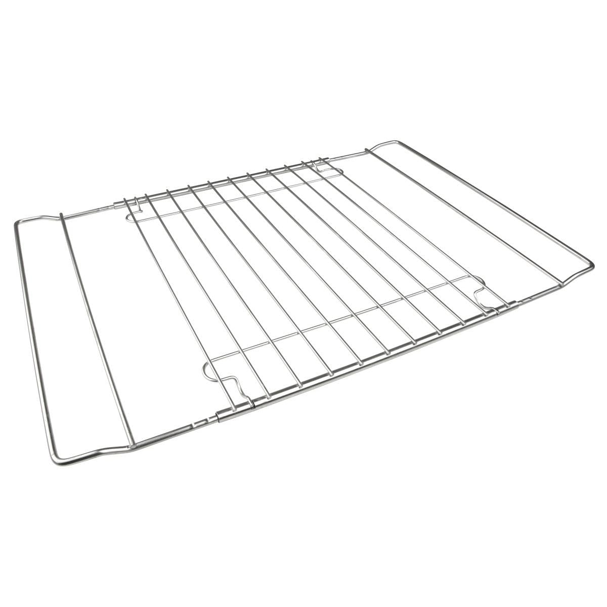 Zenker 7225 Grille de four extensible, grille de four universelle, grille pour four, Acier inoxydable, Argent, 37-53 x 32,5 x 1 cm