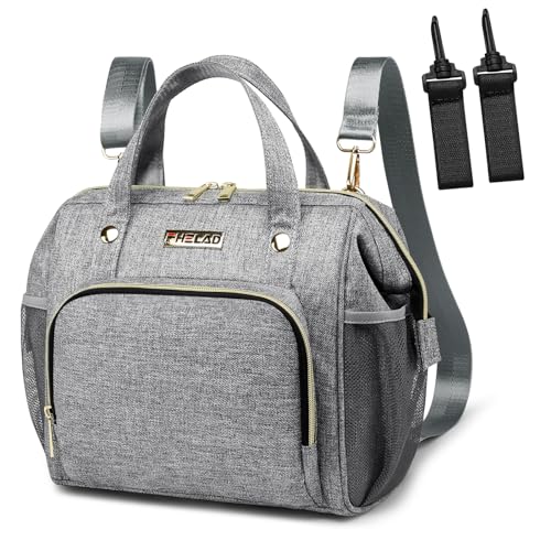 Image of FHELAD Diaper Bag Small Diaper Backpakc for Toddlers Mini Tote for Shopping Walking Compact Backpack for Travel