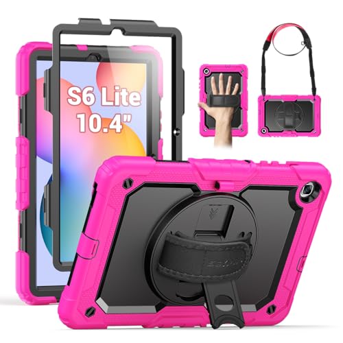 Image of SEYMAC Case for Samsung Galaxy Tab S6 Lite 10.4'' 2024-2020, Pink