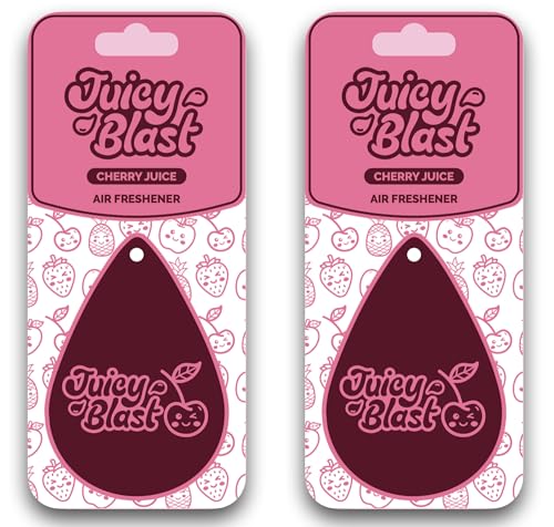 Juicy Blast Cherry Car Air Freshener Pack of 2