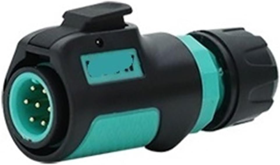 M12 waterproof aviation 2-3-4 core 5-6-7-8 pin power male quick connector(K12 P7 core plug 3A200V)