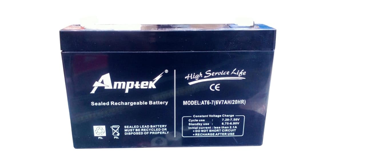 Ideal 6V 7Ah Rechargeable Battery for Toy Car, Electric Wheelchair, UPS, Pack of 1-image-12