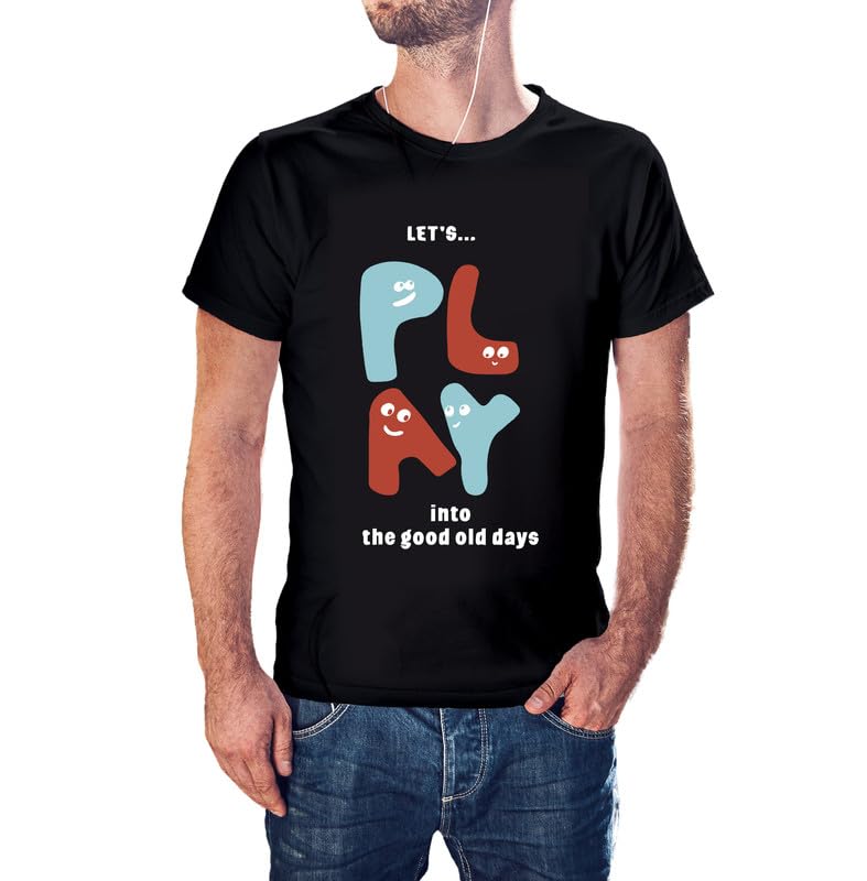 Volume 9 Play Game Good 100% Cotton Round Neck Graphic Printed T Shirt for Men Women, Game Lover t Shirt, Graphic tees, Game t Shirt Black