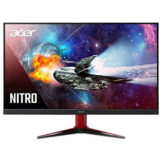 Acer Nitro VG271 Pbmiipx 27" Full HD (1920 x 1080) IPS Monitor with AMD Radeon FREESYNC Technology, 144Hz, VESA Certified DisplayHDR400, (2 x HDMI 2.0 Ports & 1 x Display Port)