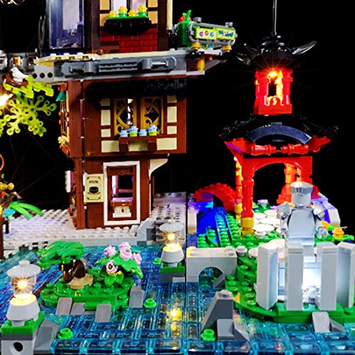 LED-Lichter-Set für LegoCity Gärten, Beleuchtungs-Kit kompatibel mit Lego 71741 (Lego Modell nicht im Lieferumfang… – Bild 7