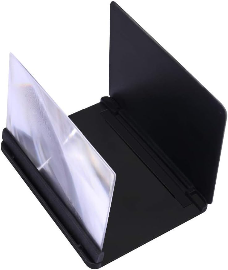 Phone Screen Magnifier Mobile Phone Screen Amplifier 16-inch High-Definition Large-Screen Anti-Blu-ray Eye Protection for All Smartphones (Color : White)