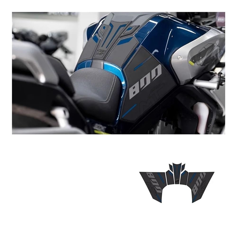 protège réservoir autocollant Accessoires Moto Protecteur De Réservoir D'huile Carburant Tapis Poignée Genou À Gaz Pour 800MT MT800 MT 800