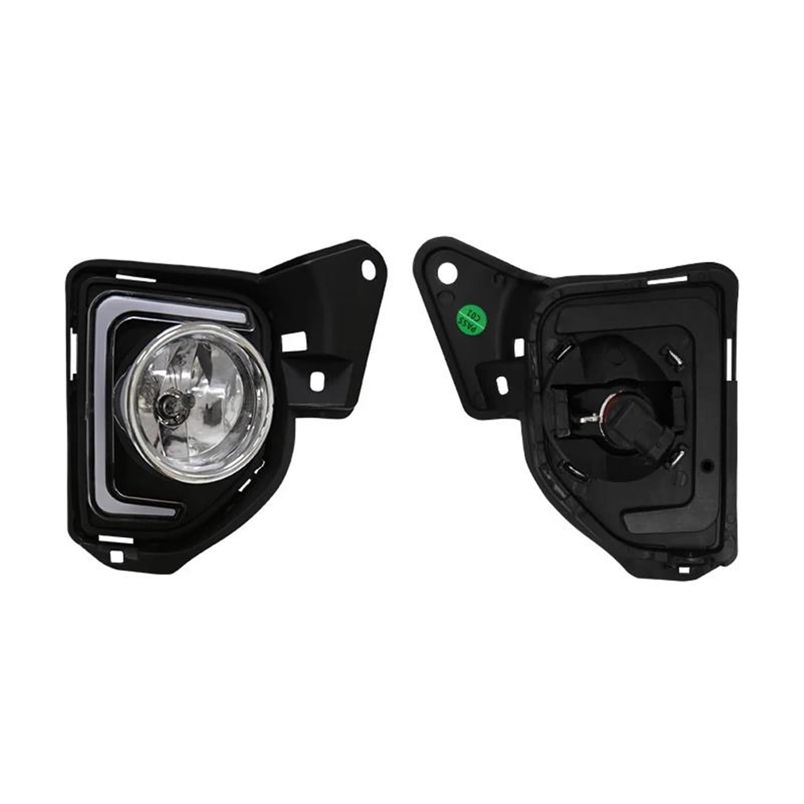 Faro Antiniebla Luces Diurnas LED DRL Conjunto De Faros Antiniebla Para Toyota Para Hiace Commuter 2014-2016 Cables Interruptores Antiniebla(DRL)