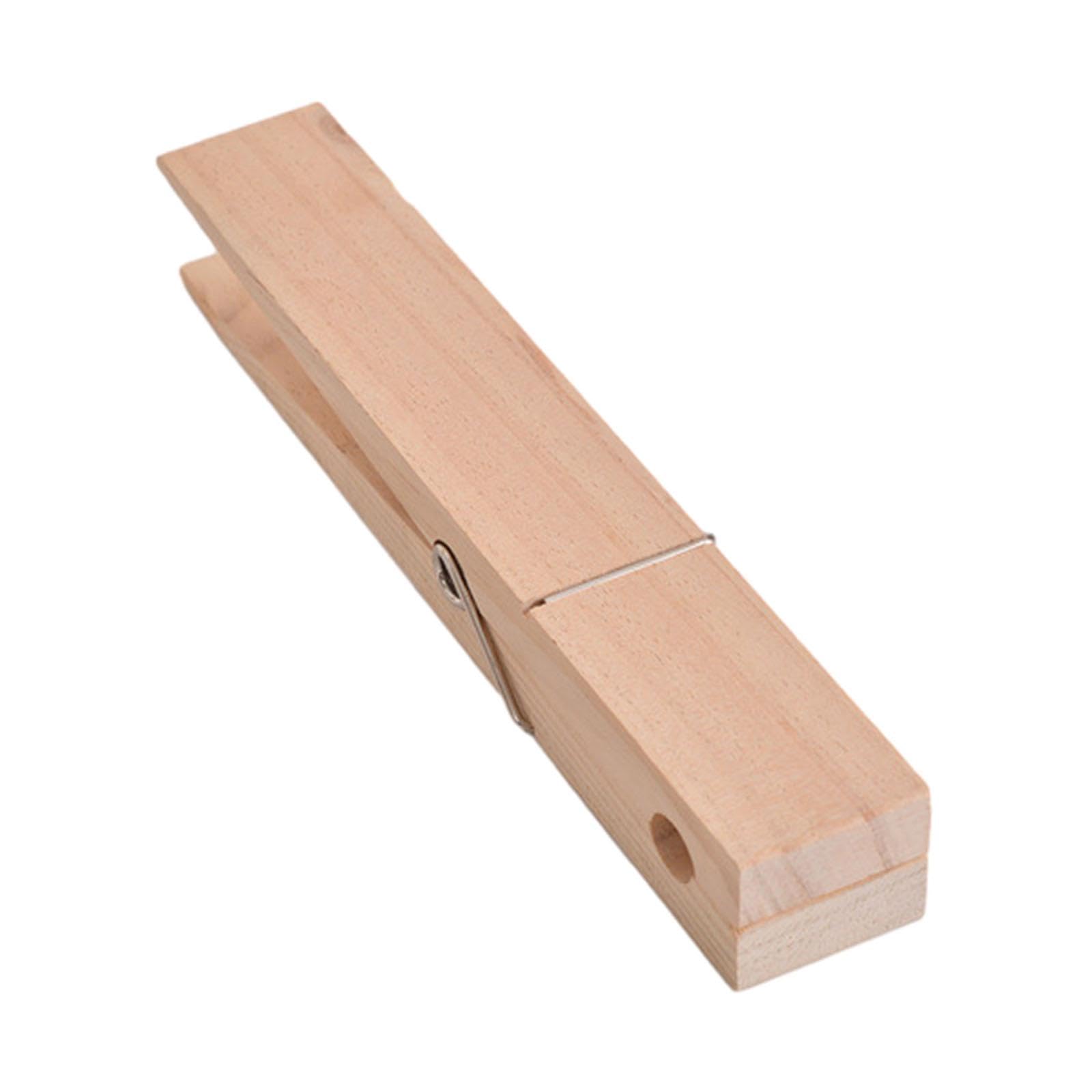 Handtuchhalter aus Holz, große Wäscheklammer, einfache Installation, praktischer Mehrzweck-Wandhandtuchhalter für Badezimmer, Schlafzimmer, Café A