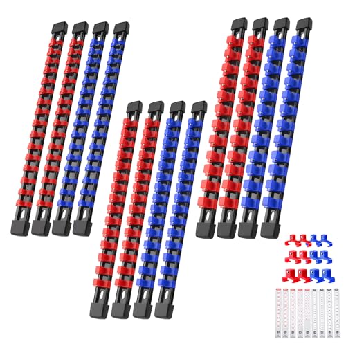 Socket organizer drive ABS tools socket holder kit
