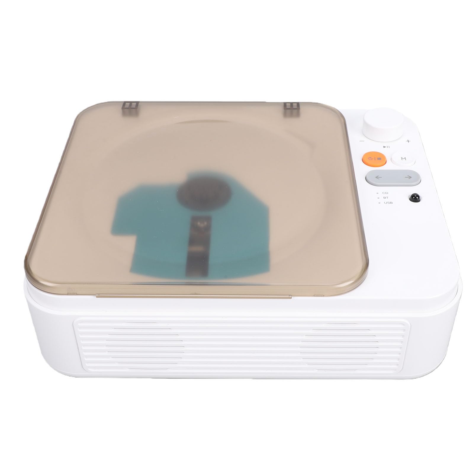Lecteur CD Portable Bluetooth, Haut-parleurs Doubles pour Usage Polyvalent
