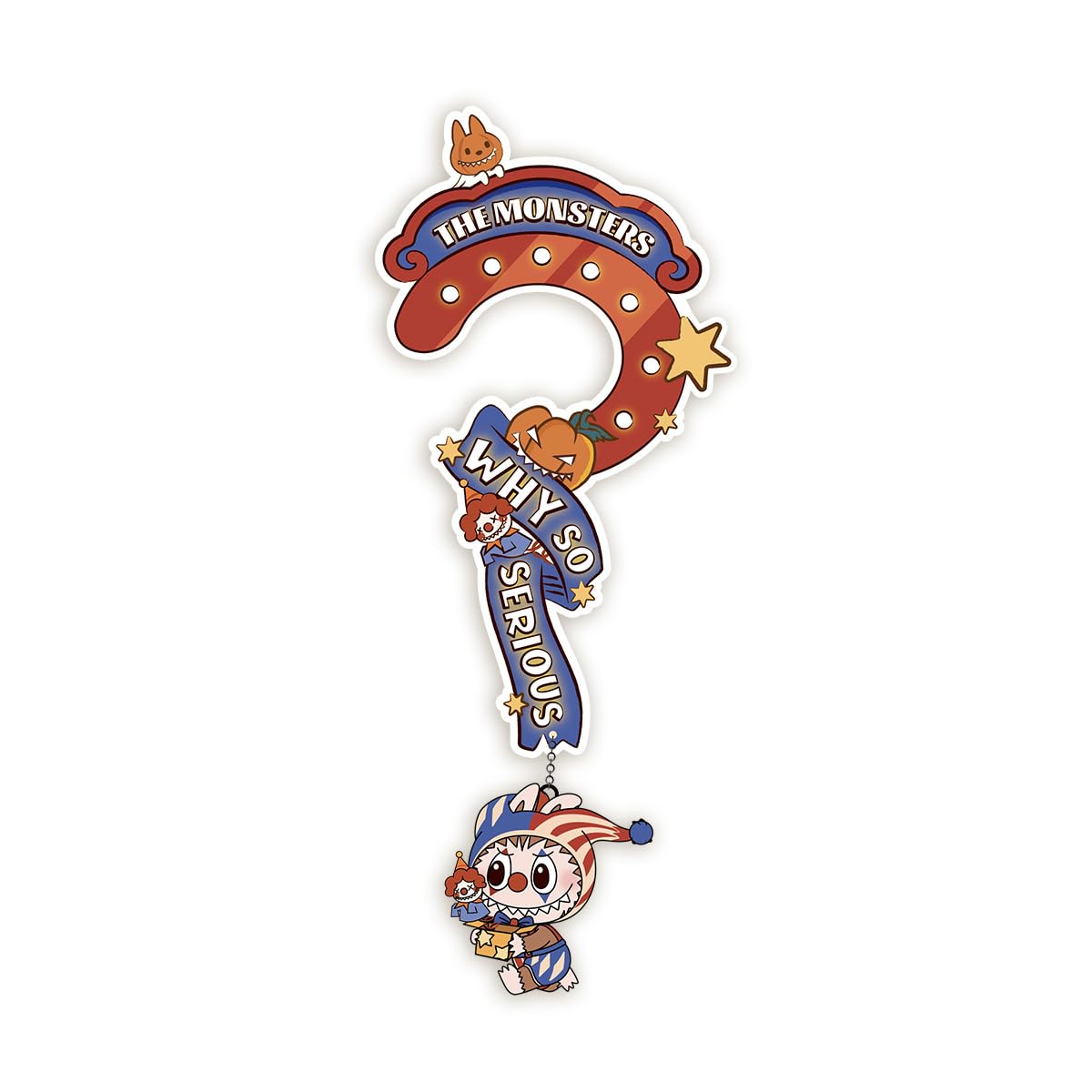 ノベルティ-Halloween - Why So Serious - Glow-in-the-Dark Door Hanger【非売品 】