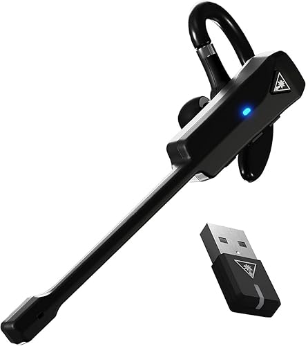 Turtle Beach Recon Air Wireless Gaming Chat Communicator for PS5, PS4, iOS, Android, Windows 10 & 11 PCs, & Bluetooth Mobile Devices with Noise - Cancelling Mic – Black - PlayStation