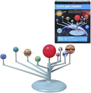 Hobialem Güneş Sistemi Modeli, Gezegen Sistemi, Boya, Fırça, Eğitici Maket, Deney Seti, Plastik