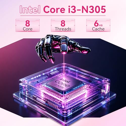 Image of HP Laptop for Students and Business, Intel 8 Core i3-N305 Processor, 8GB RAM, 256GB PCIe SSD, 15.6 inch FHD IPS Micro-Edge Anti Glare Display, Fingerprint Reader, Webcam Privacy Shutter, Win 11 Home, Pink