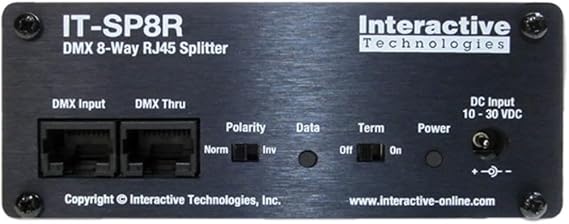 Interactive Technologies IT-SP8R DMX Splitter 8 Way RJ45