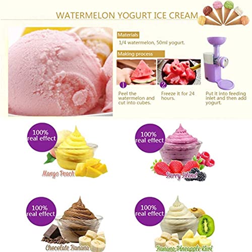 YLLQXI Eismaschine Kompressor, Dessert Ice Cream Maker, Kompakt-Eismaschine Mit Kompressor, Slush Maschine für Zuhause… – Bild 4
