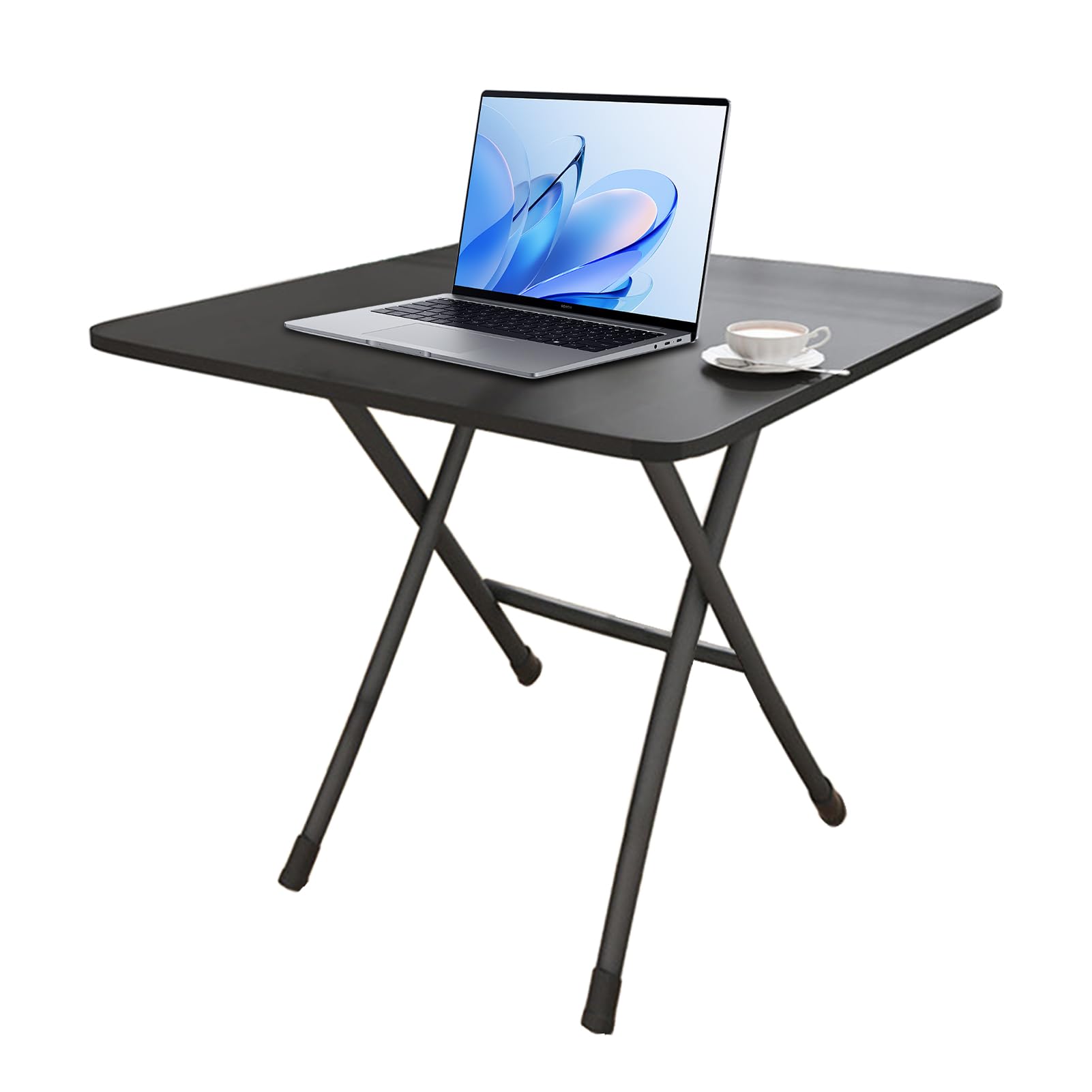 Table d'extérieur pliable 60x60 cm en acier et MDF pour balcon