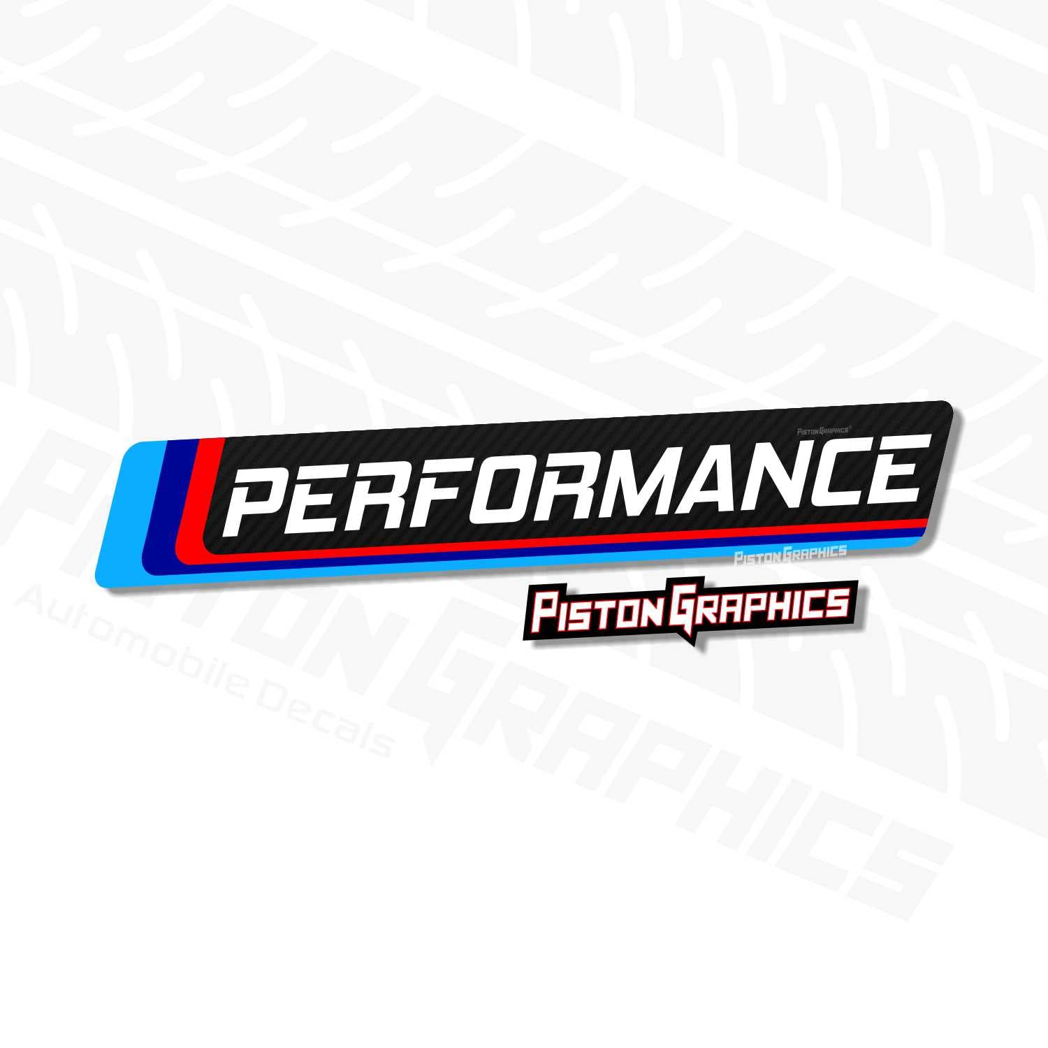 Piston Graphics Tri Color Side Stickers for Cars-image-45