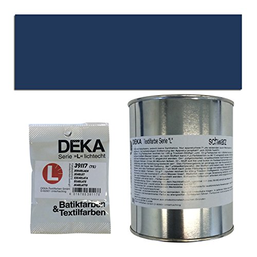 NEU Textilfarbe/Batikfarben/Stoff-Färbefarben, Serie L, 500g, Dunkelblau