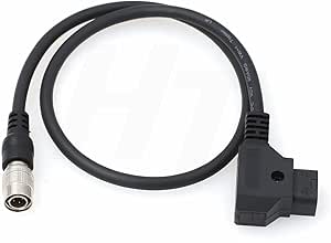 Gewickeltes Stromkabel Für Zaxcom & Zoom Recorder | DC Barrel Auf Hirose 4-Pin