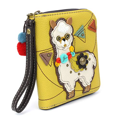 Image of CHALA Zip Around Wallet, Wristlet, 8 Credit Card Slots, Sturdy Pu Leather