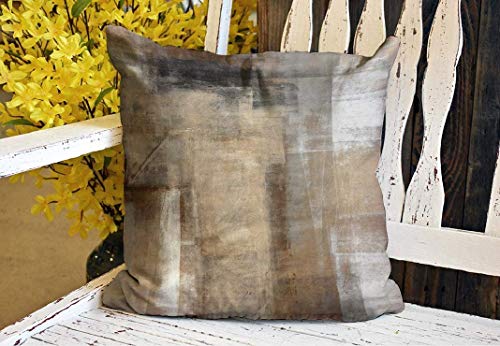 Onelz Abstract Art Throw Pillow Covers, Brown And Beige Abstract Art Painting Double-Sided Cushion Cover 20 X 20 Decorative Home Gift Bed Pillowcase, Abstract Art 12 #TOP5
