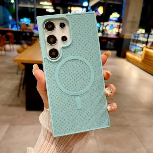 Coque paillettes Samsung S24 Ultra bleue pour illuminer vos soirées et votre quotidien