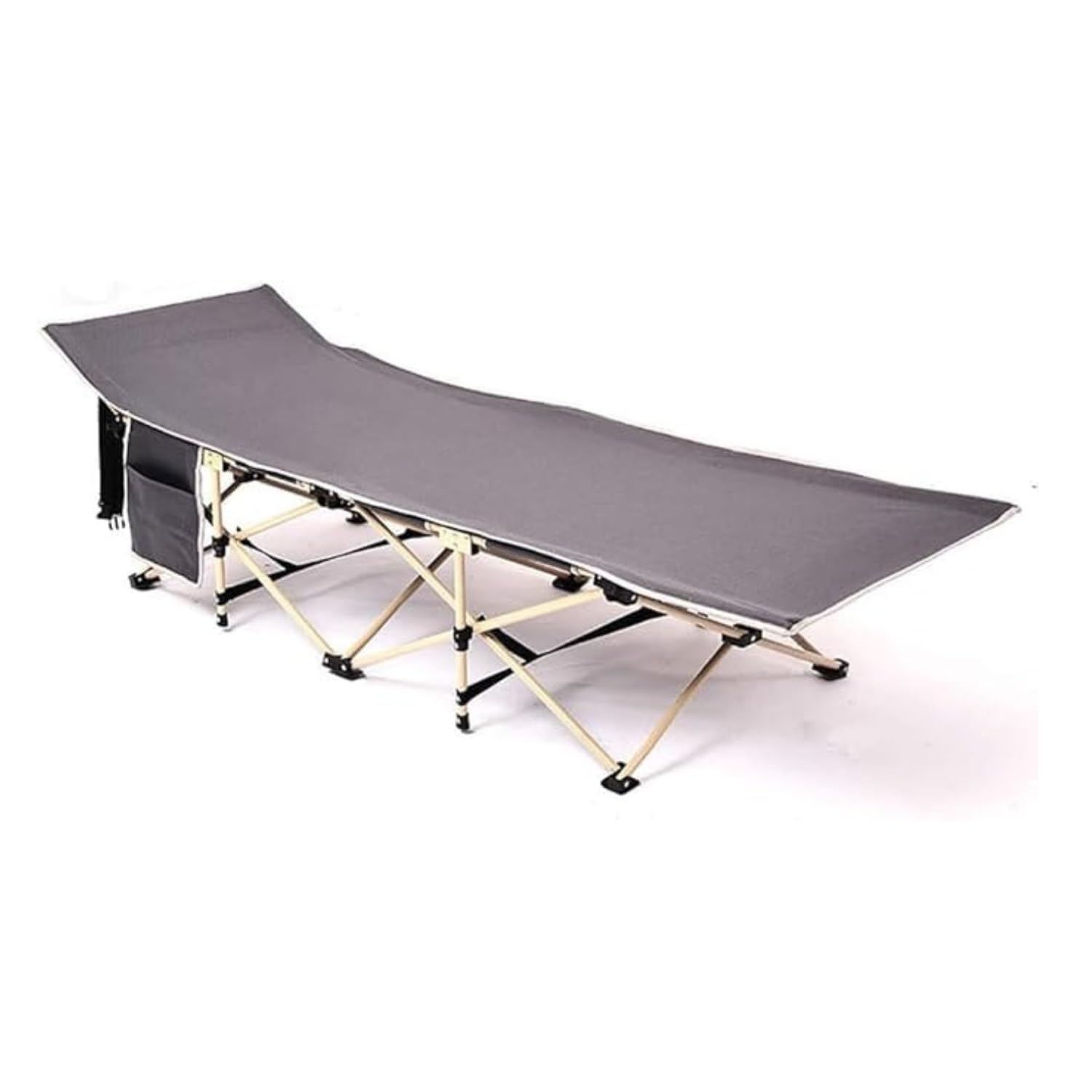 Folding Camping Cot Outdoor Camping Bed Portable with Carry Bag Camp Cot for Adults for Hiking Backpack Car Camping Outdoor&Indoor Picnic Lightweight Bed (Multicolor)-image-44
