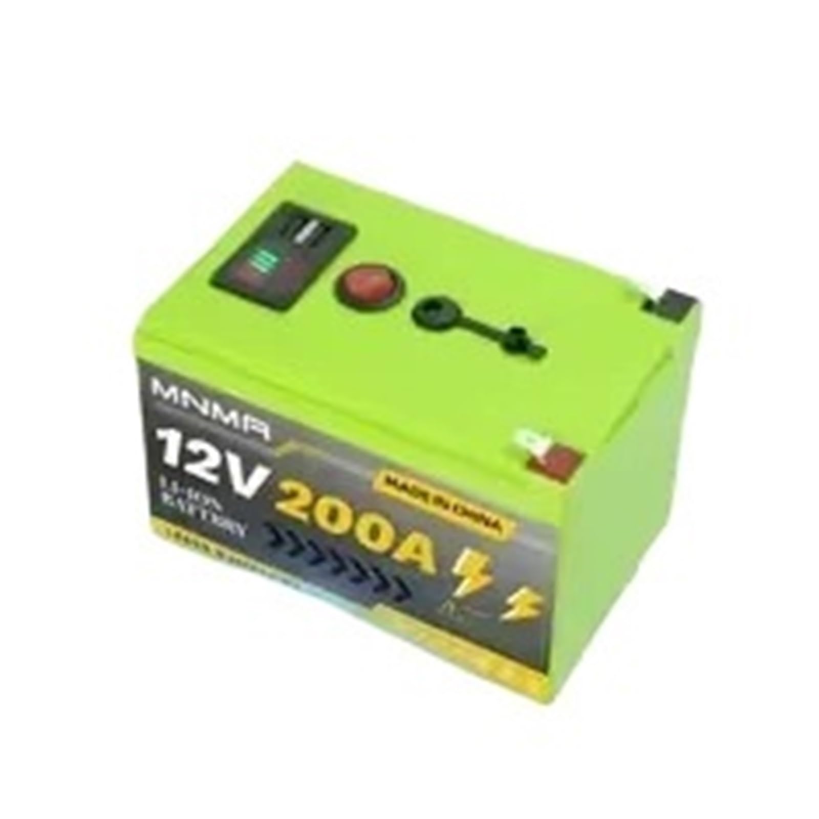Batteria Al Litio Di Grado A Da 12 V 150 Ah LiFePO4 Resistente Alle Basse Temperature | Protezione BMS for rimorchio for camper da campeggio all'aperto marino(200Ah X1)