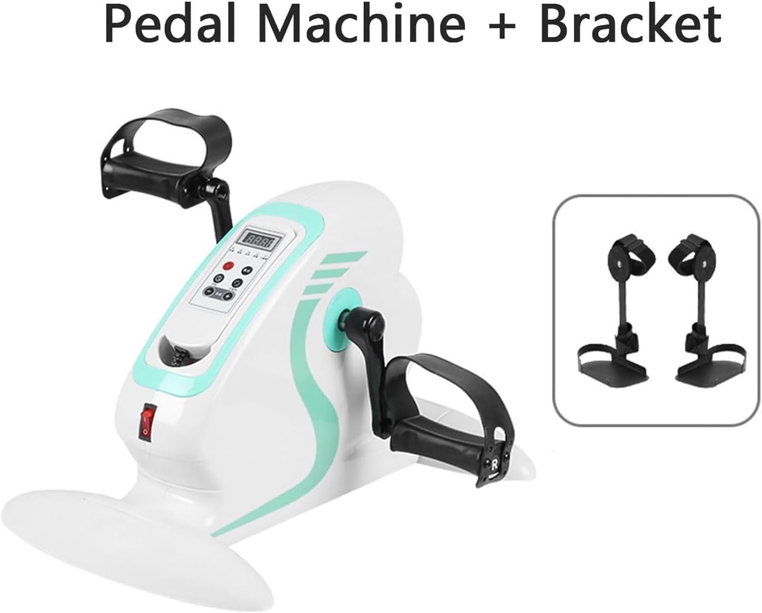 Cyclette elettrica motorizzata con 12 livelli di velocità e movimento avanti/indietro per riabilitazione e fitness a casa