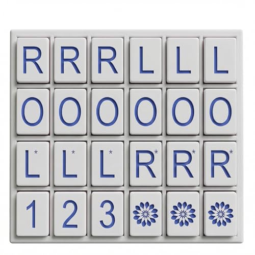 Tablero de práctica Mahjong solo portátil rosa miniatura 7