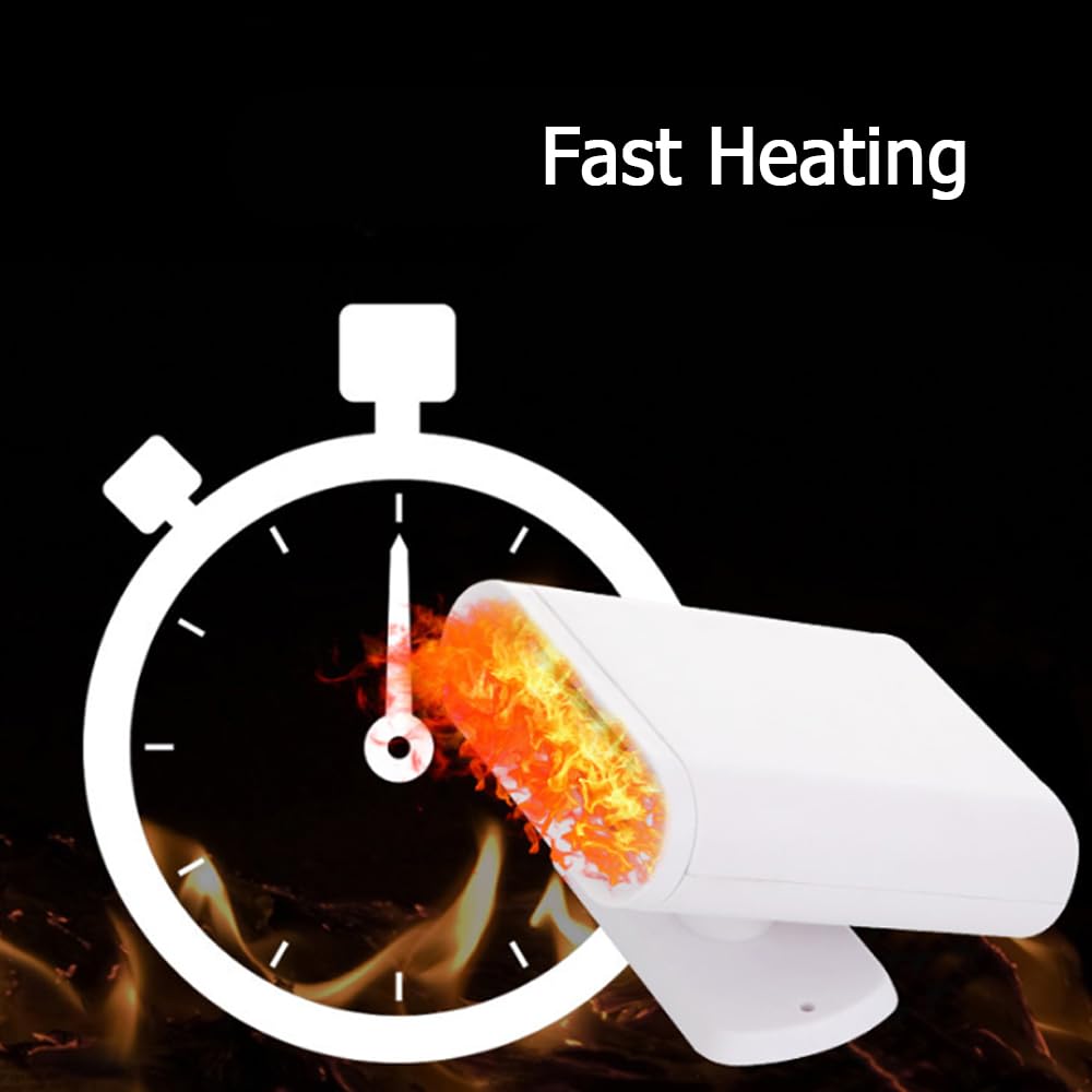 Riloer para Autocaravana, calefacción rápida, descongelador y desempañador, Ventilador portátil para automóvil, Compatible con la mayoría de los Modelos de 24 V.