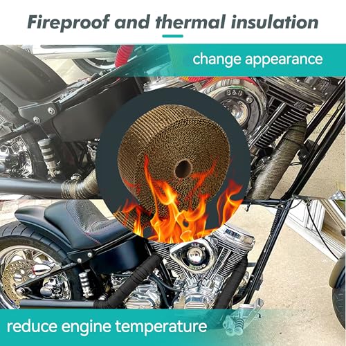 JOUGU Titanium Exhaust Wrap Kit
