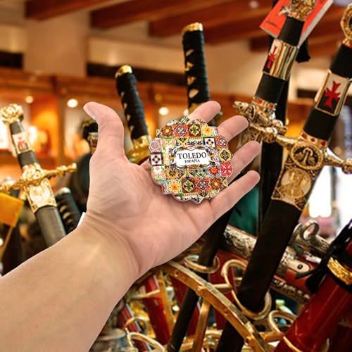 Imán decorativo Alma de Toledo cerámica artesanal miniatura 3