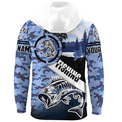 Unisex Fishing Zip Hoody for Grandpa Dad Husband Jumping Bass Fish And US Flag Zipper Hoodie Fishing Full-Zip Hoody3