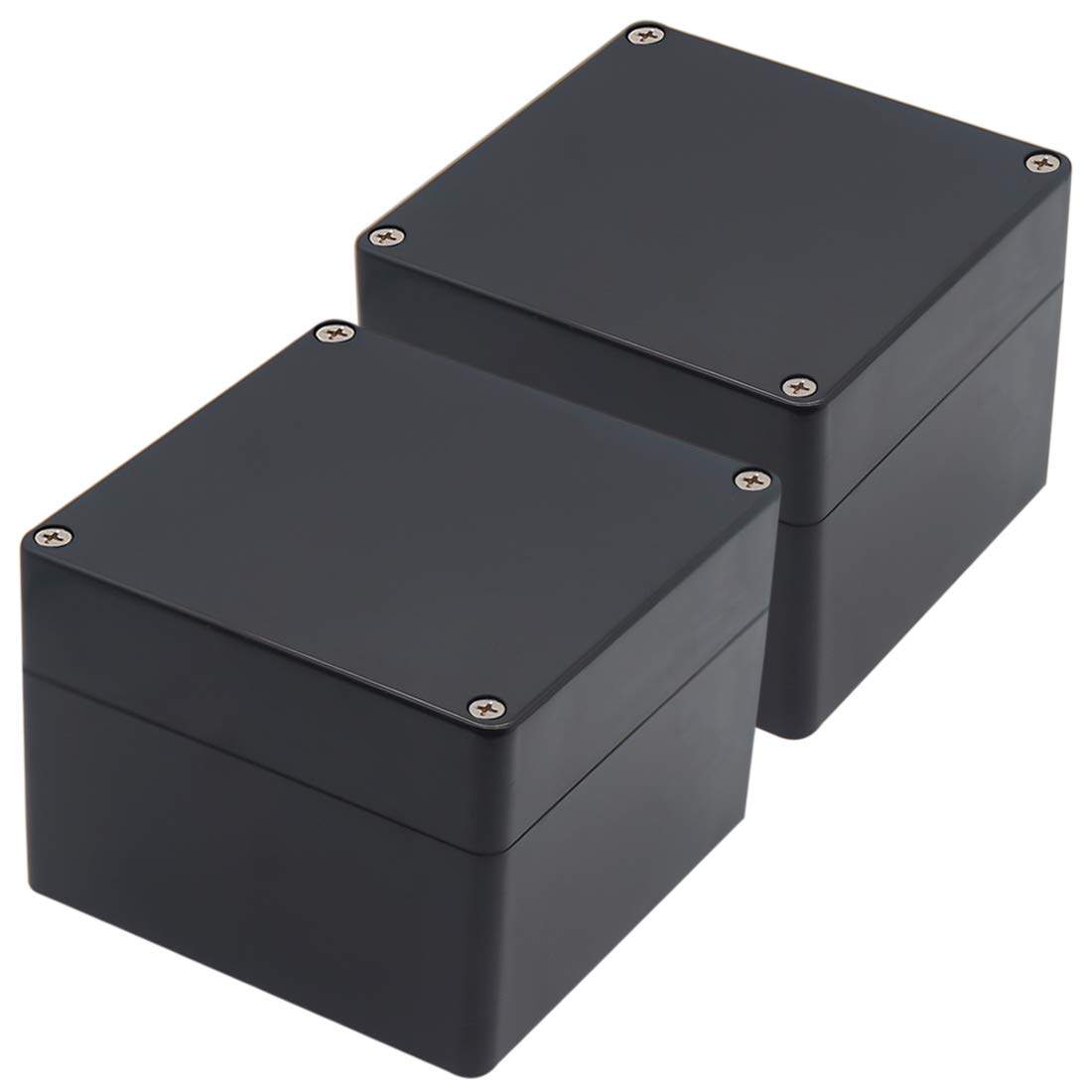 Junction Box, Zulkit Project Box IP65 Waterproof Outdoor Box ABS Plastic Electrical Boxes Electronic Enclosure Black 3.94 x 2.68 x 1.97 inch (100X68X50mm) (Pack of 2) — Amazon image 16